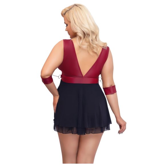Cottelli Bondage Plus Size - babydoll (vermelho)