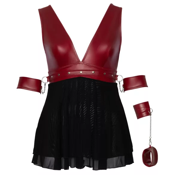 Cottelli Bondage Plus Size - babydoll (vermelho)