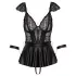 Cottelli Bondage - minivestido rendado com algemas (preto) - M