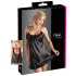 Cottelli - Camisola de cetim - preta - XL