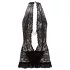 Cottelli - Vestido mini renda com colar - preto