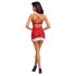 Cottelli - minivestido de Natal (vermelho) - L/XL