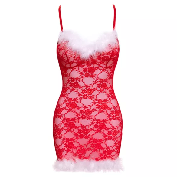 Cottelli - minivestido de Natal (vermelho) - L/XL