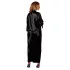 Cottelli - robe feminina cetim preto - 2XL/3XL
