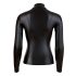 Cottelli - blusa feminina manga longa brilhante - preto
