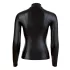 Cottelli - blusa feminina manga longa brilhante - preto