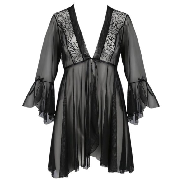 Passion Eco Primula - robe e tanga rendados (preto)