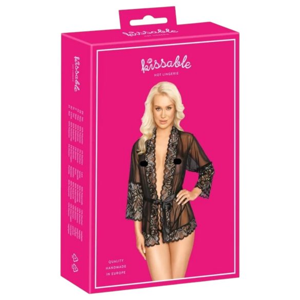 Kissable - robe curto (preto) - L/XL