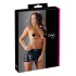 Cottelli - minissaia vinil com fivela - preta - L