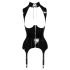Black Level - lingerie aberta com cinta-liga - preto