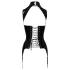 Black Level - lingerie aberta com cinta-liga - preto - XL