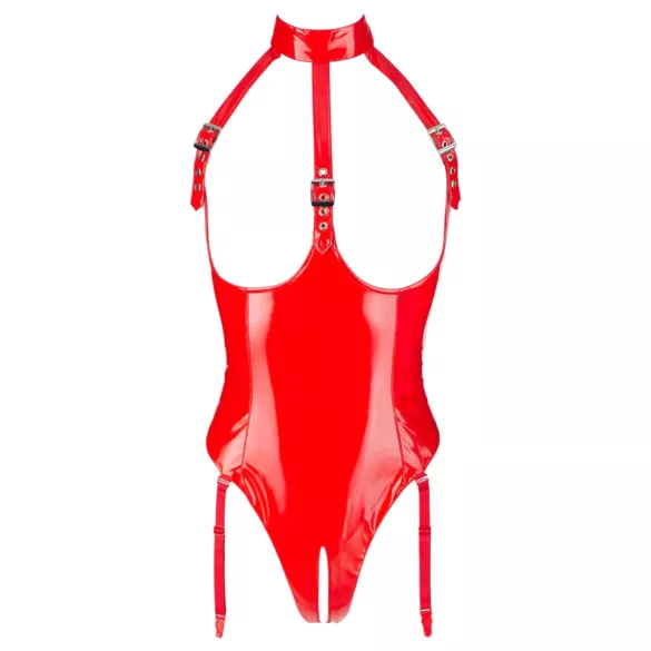 Black Level - body aberto com colar - vermelho