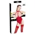 Black Level - body aberto com colar - vermelho - M