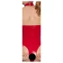 Black Level - body aberto com colar - vermelho - L