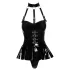 Black Level - body com alça de pescoço - preto - L