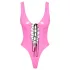 Black Level - body de vinil para mulher (rosa)