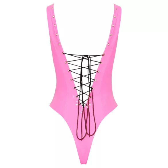 Black Level - body de vinil para mulher (rosa)