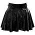 Black Level - saia plissada fetiche - vinil preto - M