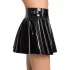 Black Level - saia plissada fetiche - vinil preto - L