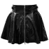 Black Level - saia plissada fetiche - vinil preto - L