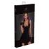 Noir - vestido mini franzido (preto)