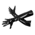 Black Level - luva vinil brilhante - preto - XL
