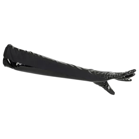 Black Level - luva vinil brilhante - preto - XL