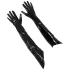 Black Level - luva longa vinil preto - M