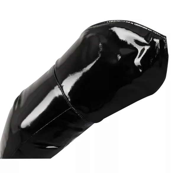 Black Level - luva longa vinil preto - L