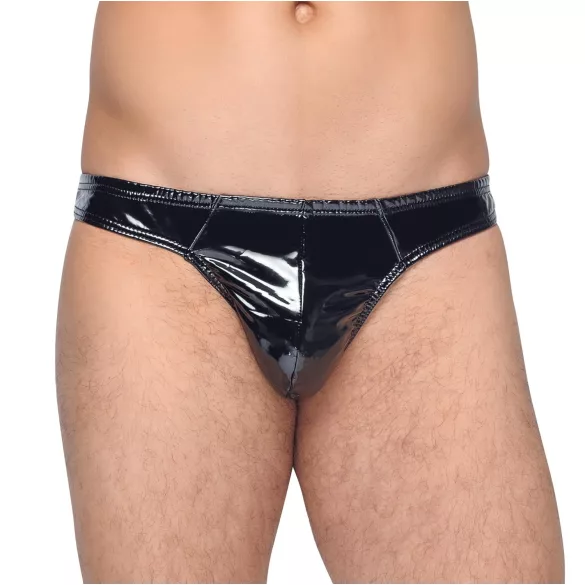 Black Level - tanga masculino clássico - vinil preto - M