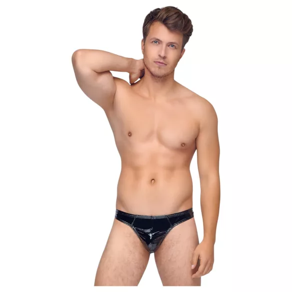 Black Level - tanga masculino clássico - vinil preto - M