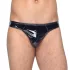 Black Level - tanga masculino clássico - vinil preto - L