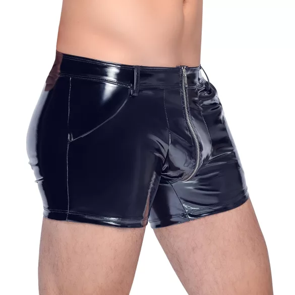 Black Level - cueca masculina vinil com bolso lateral - preta
