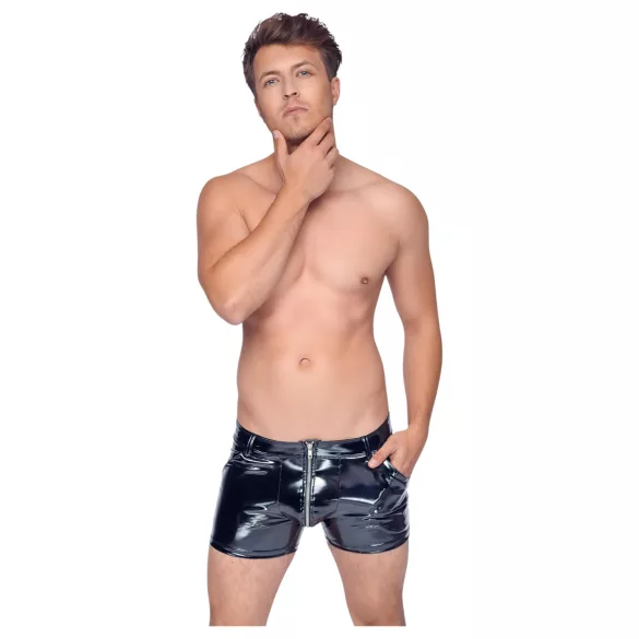 Black Level - cueca masculina vinil com bolso lateral - preta - L