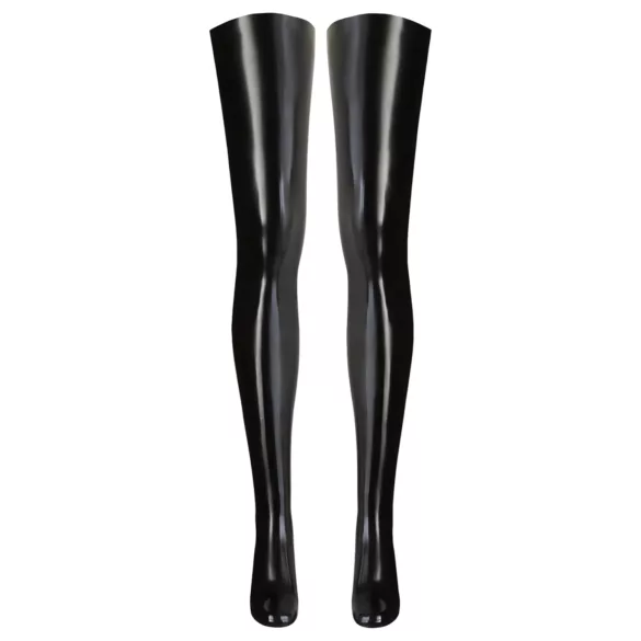 Meias femininas de látex (pretas)