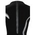 Latex - body feminino manga longa - preto