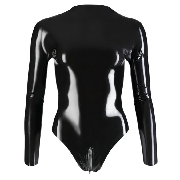 Latex - body feminino manga longa - preto