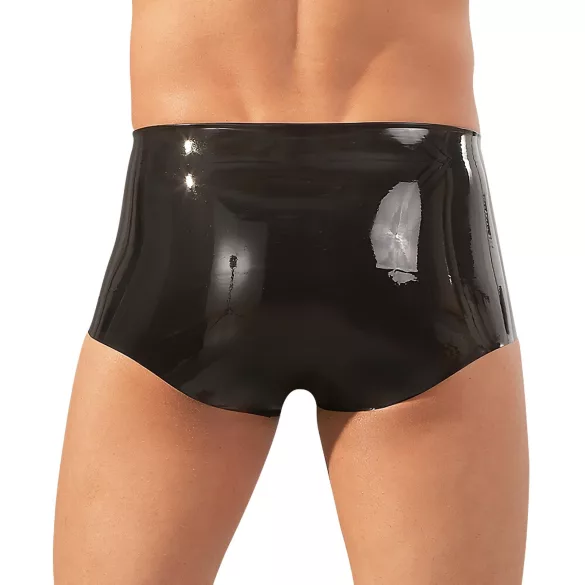 Boxer de látex + capa peniana (preta)