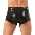 Boxer de látex + capa peniana (preta)
