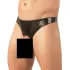 LATEX - cueca masculina fetiche - látex preto - tamanho S-L