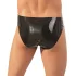 LATEX - cueca masculina fetiche - látex preto - tamanho S-L