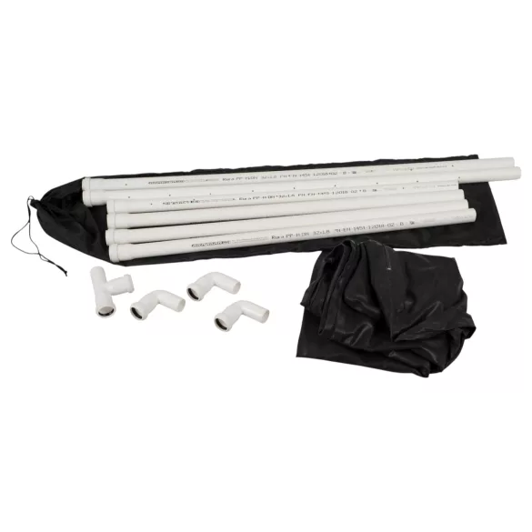 Late X - cama de vácuo de látex (preta)
