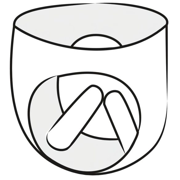 LATEX - calcinha 2pcs com dildo interno inflável (preta) - M