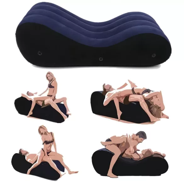 Almofada Mágica Desirel - Sofá sexual insuflável - grande (azul)