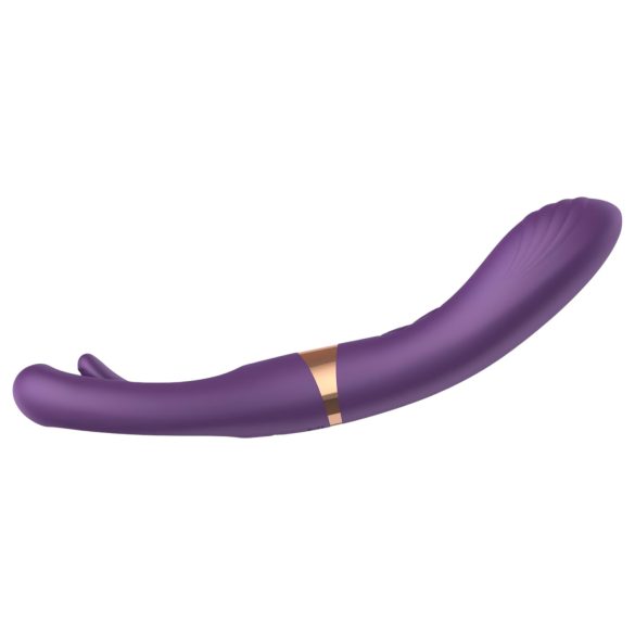 Funny Me Dual - vibrador 2 em 1 língua recarregável - silicone lilás