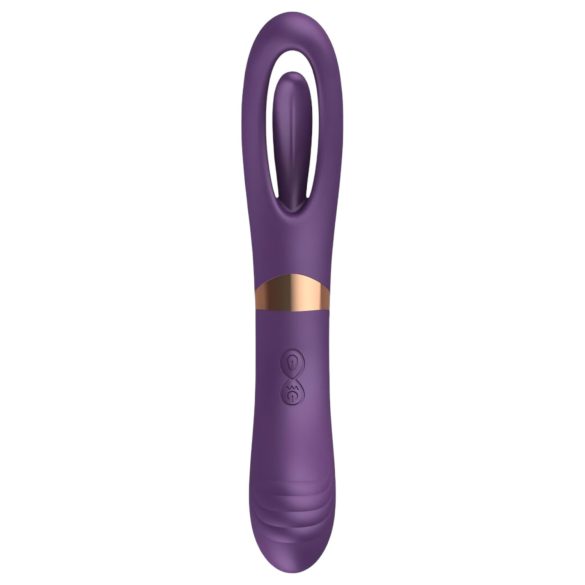 Funny Me Dual - vibrador 2 em 1 língua recarregável - silicone lilás
