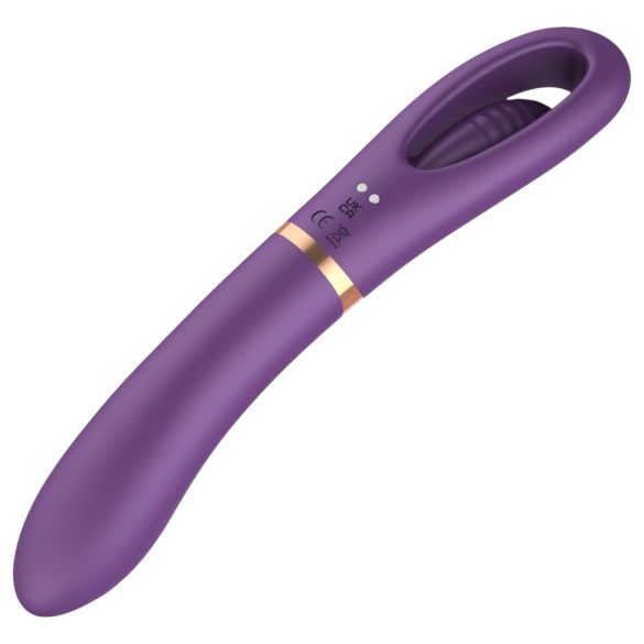 Funny Me Dual - vibrador 2 em 1 língua recarregável - silicone lilás