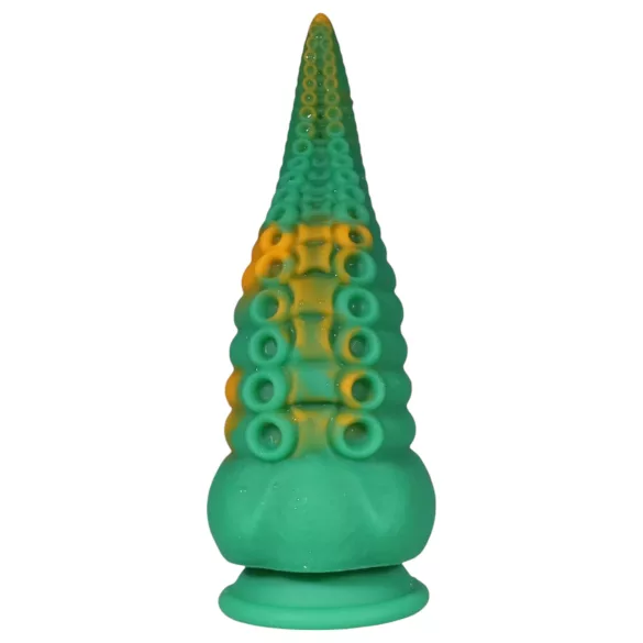 OgazR Octopuss - dildo tentáculos - 21 cm - verde/amarelo