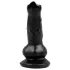 Animalorny - dildo animal cachorro - 12cm - preto