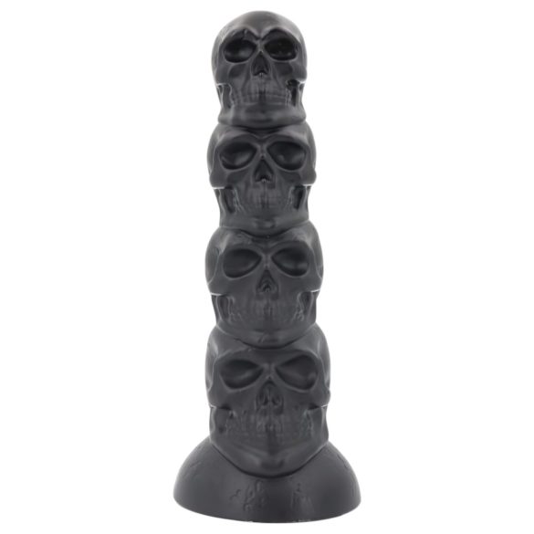 Topped Monster - dildo de caveira - 22 cm (preto)